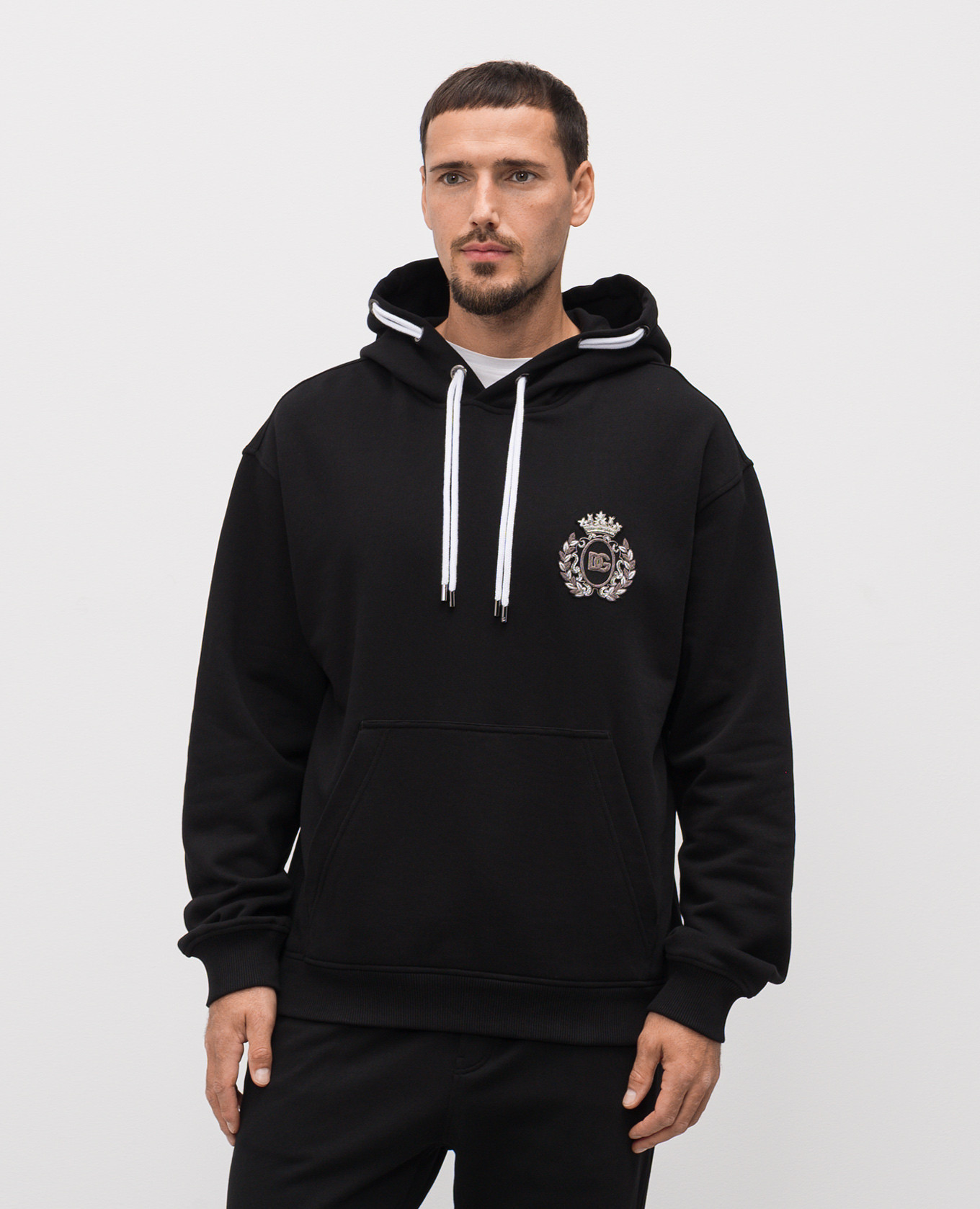 

Black hoodie with logo Dolce&Gabbana