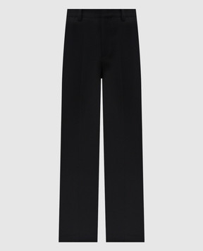 Juun.j Black flared pants with wool JC5821P235