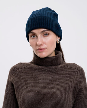 Allude Blue cashmere hat 25511244