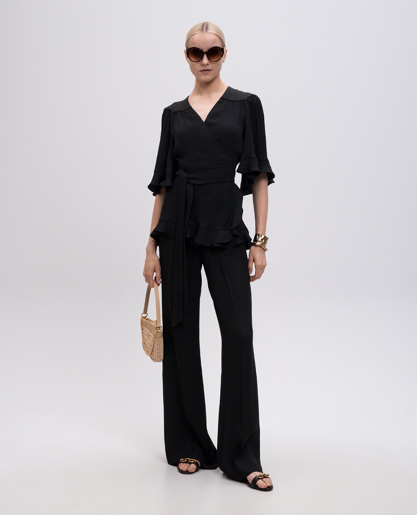 

Black flared pants Twinset