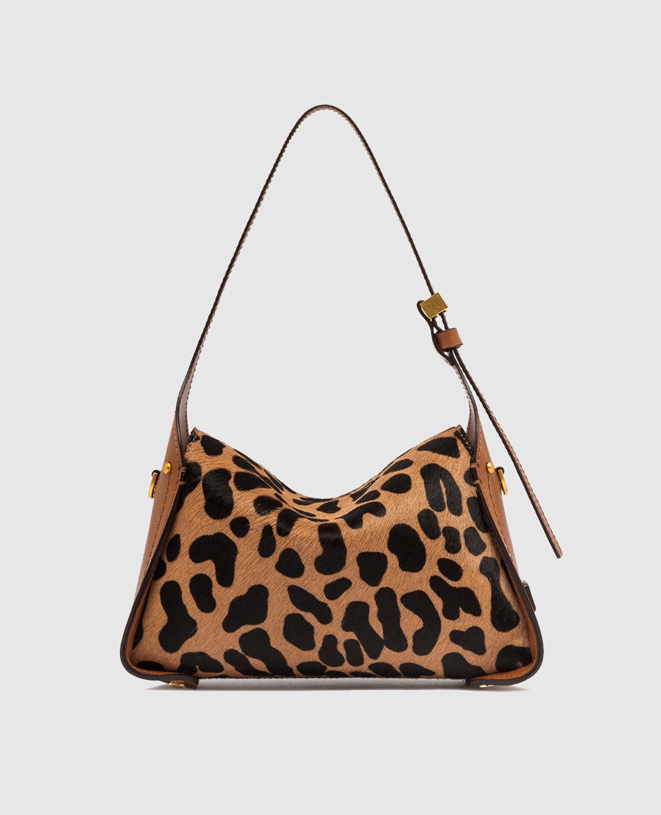 

Brown leather Penelope bag with animal print Gianni Chiarini