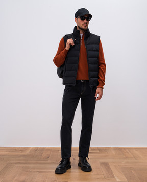 Cashmere&Whiskey Orange cashmere jumper MU8661312341R