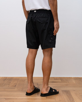 Dolce&Gabbana Black swim shorts with logo M4F42TONR46