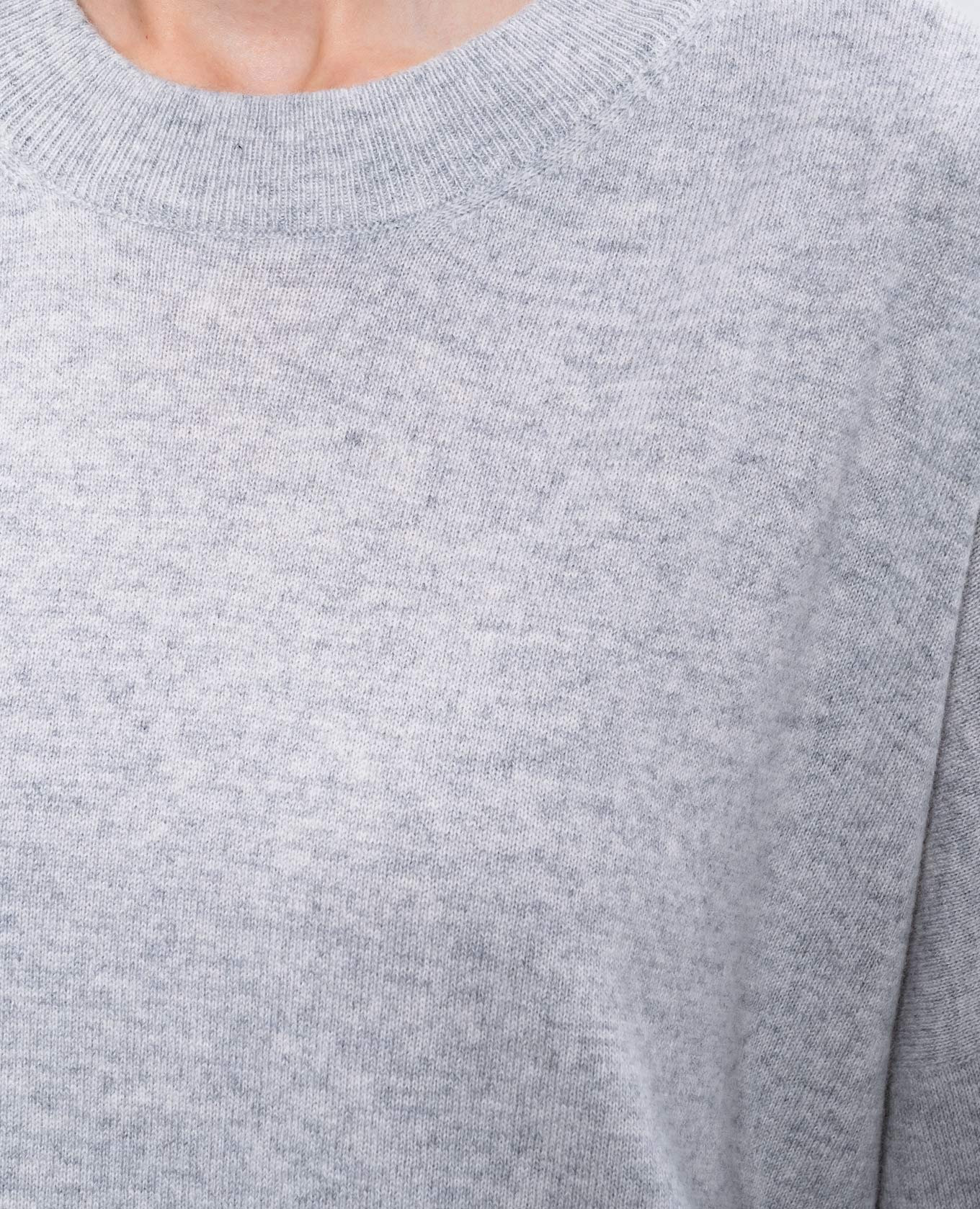 

Gray cashmere sweater with monil chain Brunello Cucinelli, Grey