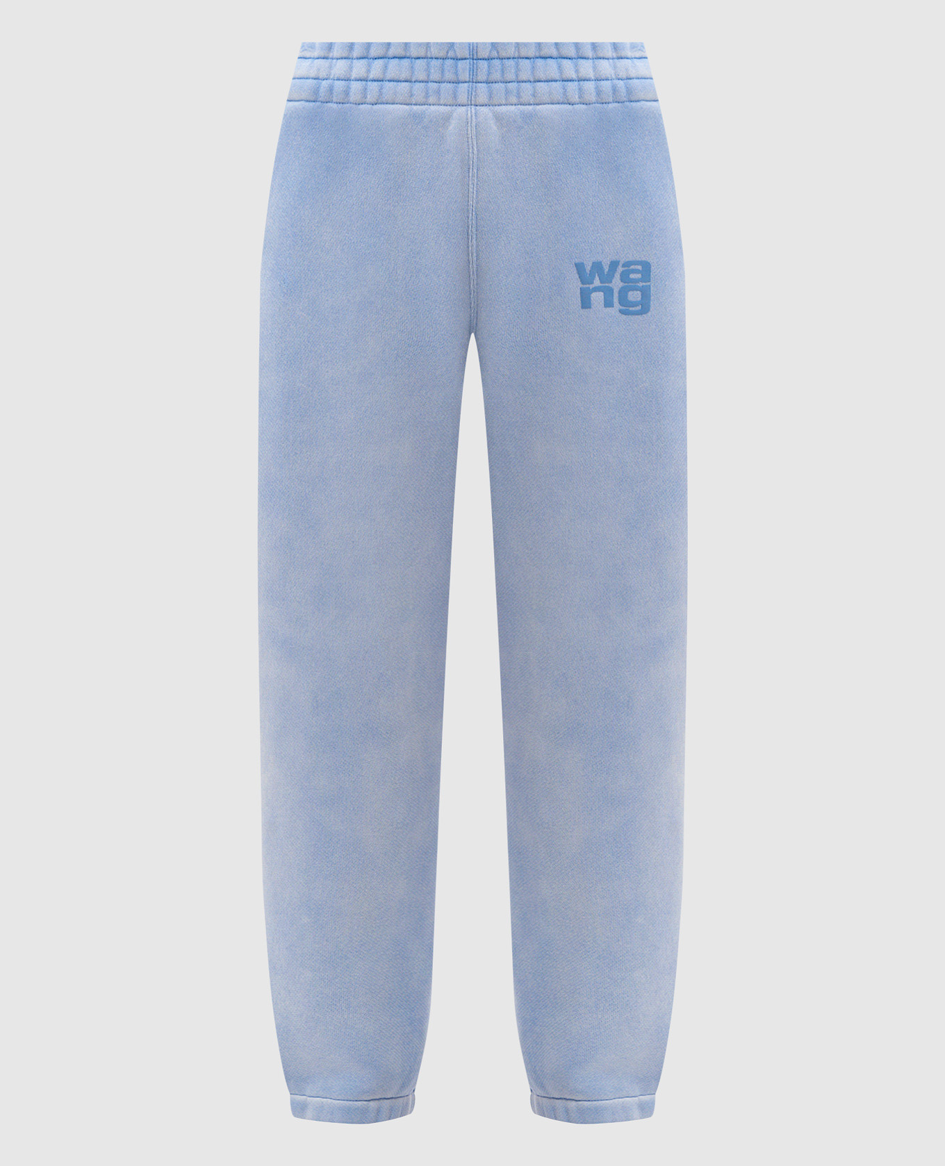 

Blue insulated joggers with logo Alexander Wang, Light blue