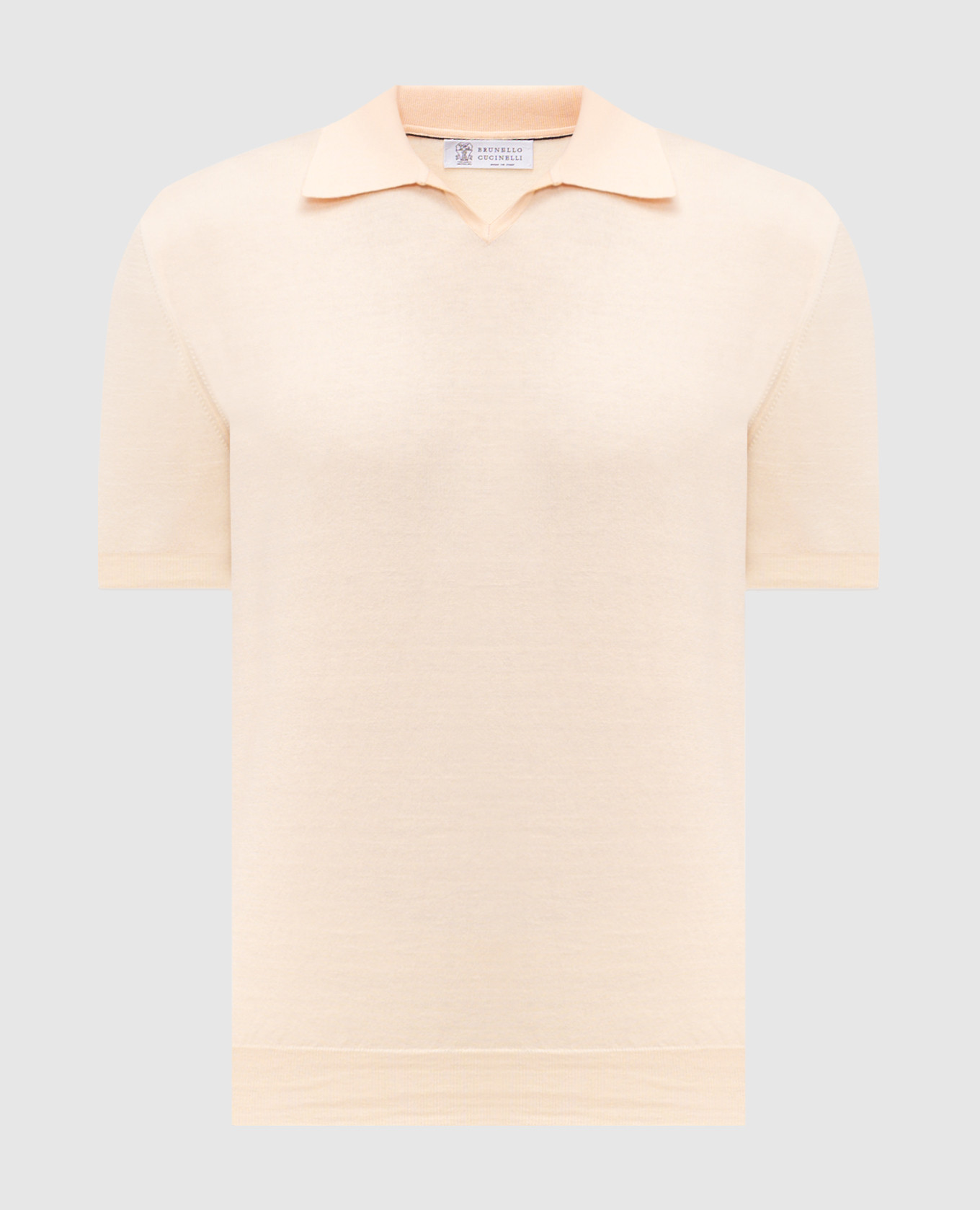 Orange polo Brunello Cucinelli