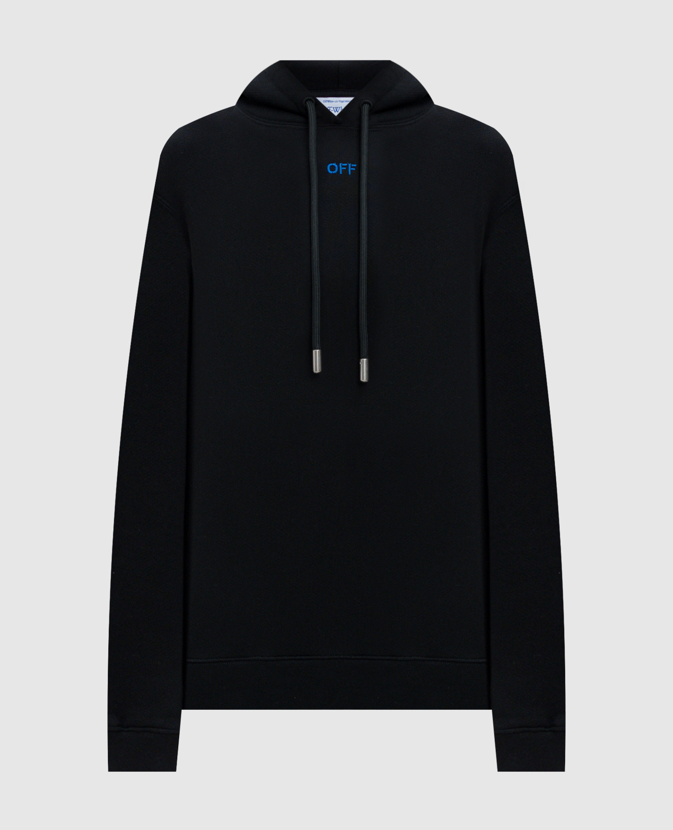 

Pinkflower black hoodie with Off logo embroidery Off-White