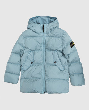 Stone Island Children's blue down jacket K2S164100004S0A2368