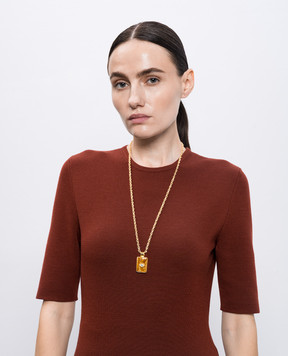 House of Fou Evil Eye Chain MONUEVILEYEPENDANT