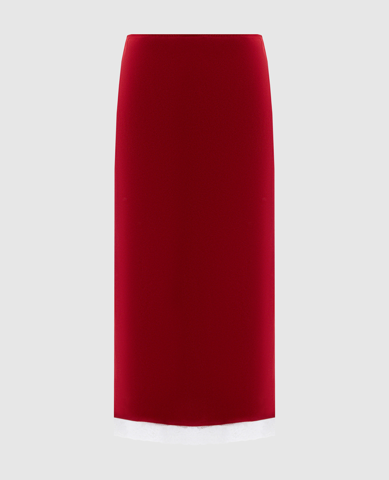 

Red skirt with lace Victoria Beckham