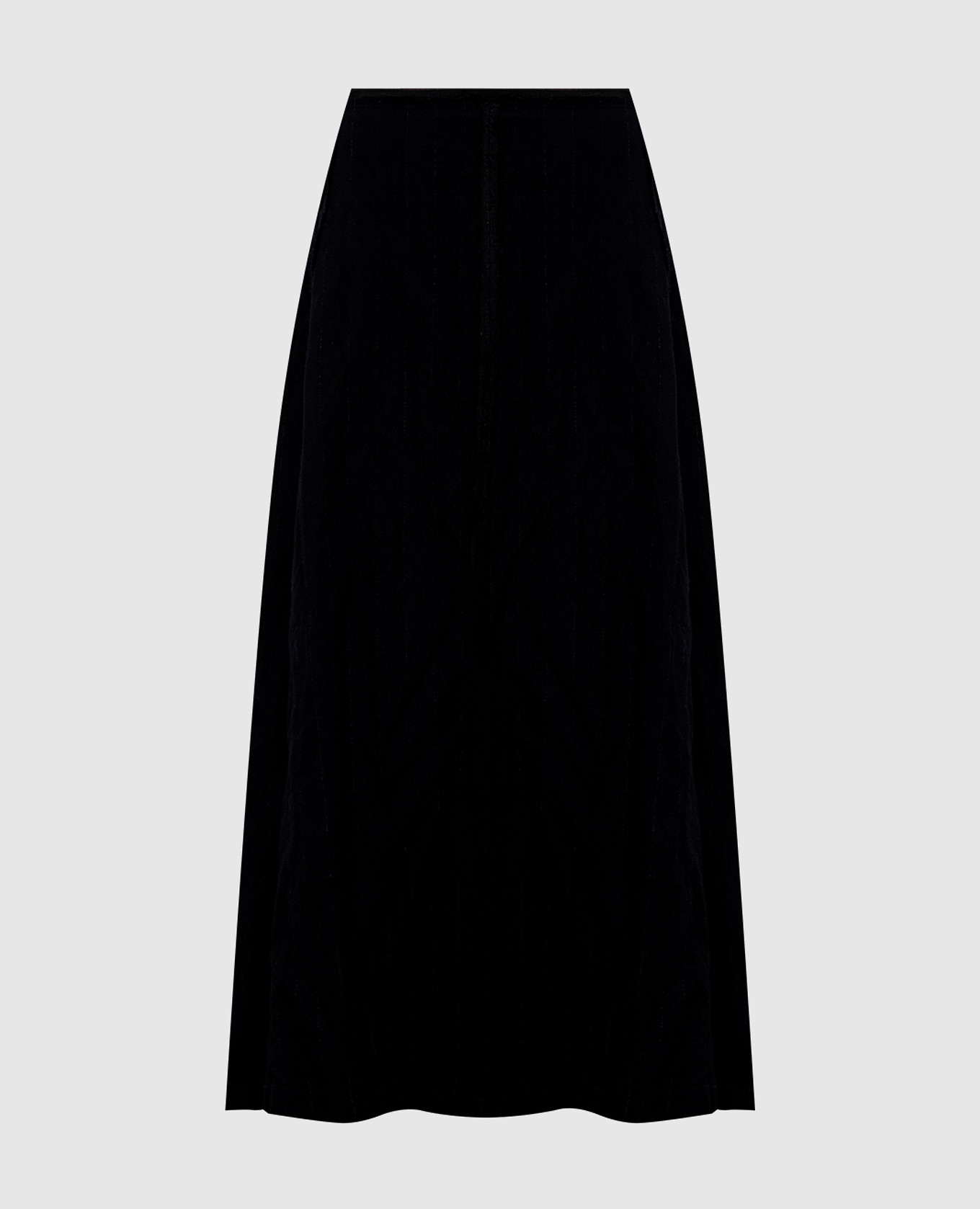 

Black skirt with wool with a harvester effect Marc Le Bihan