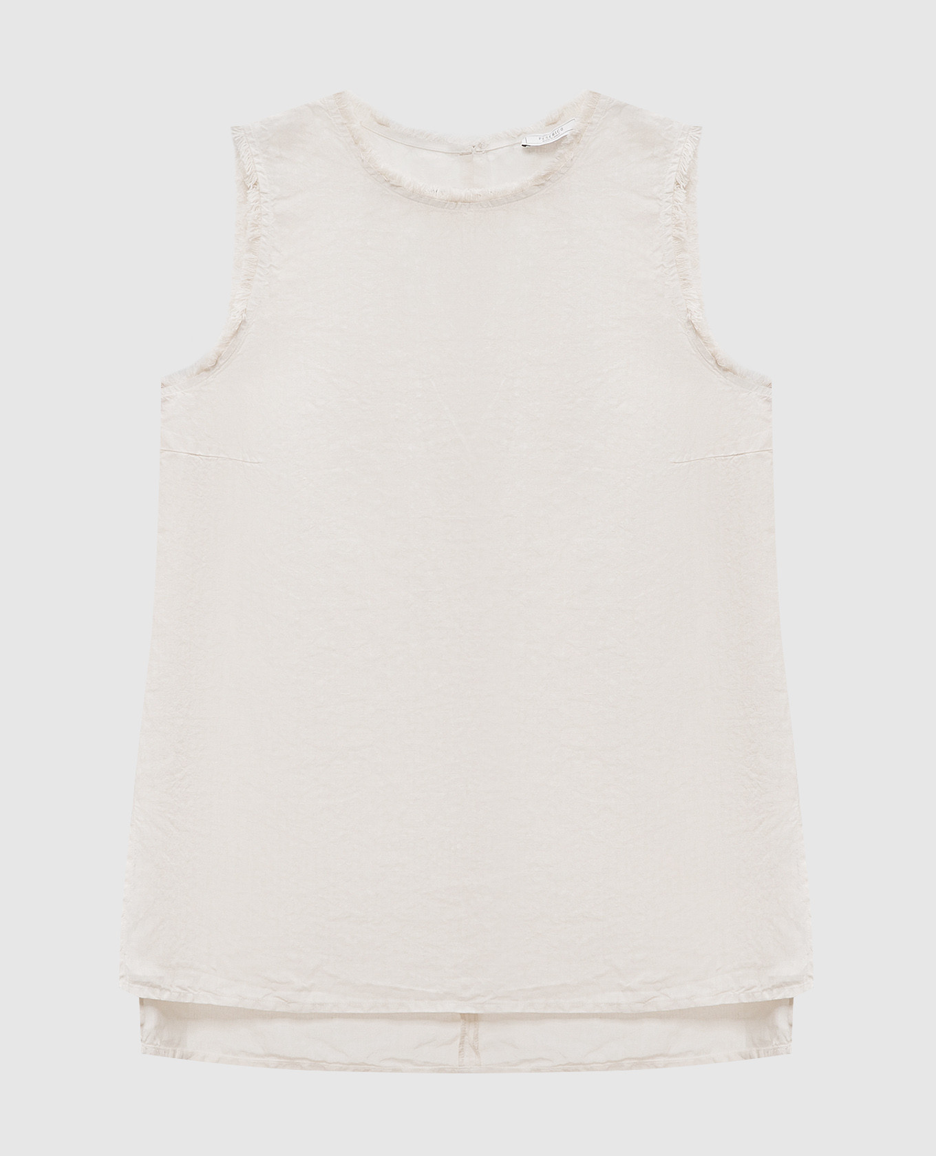 

Beige linen top Peserico