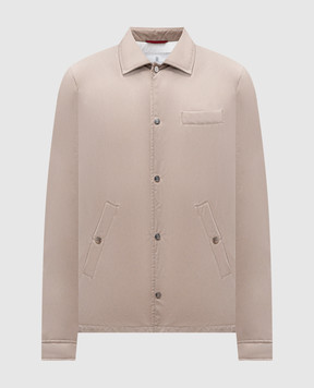 ジャケットその他 BRUNELLO CUCINELLI Men Jacket MD4796523CTG25 Beige BRUNELLO CUCINELLI Linen-Twill Bomber Jacket for Men | MR PORTER