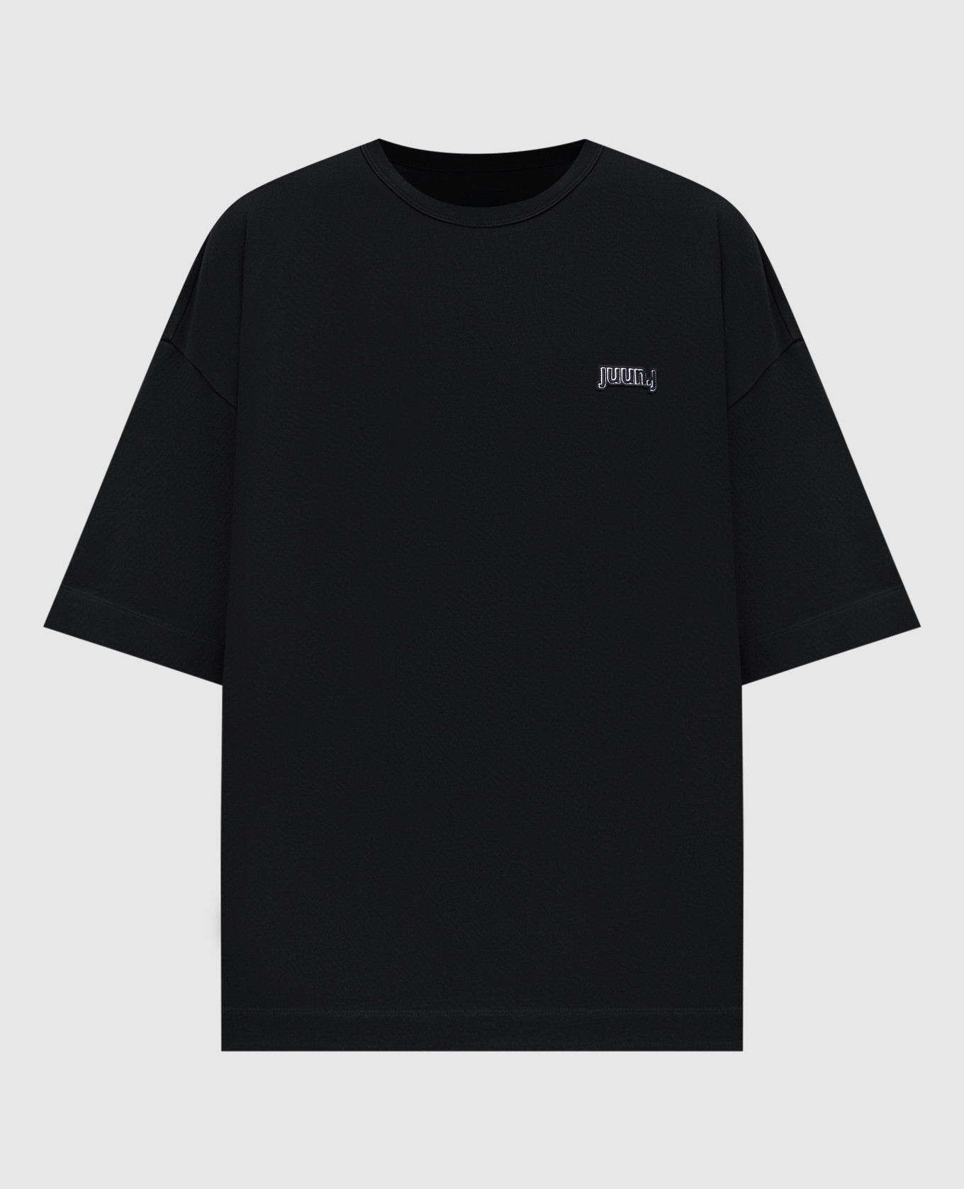 

Black T-shirt with contrast logo print Juun.j