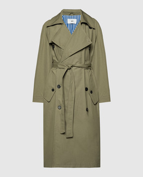 Solotre Khaki trench coat M1B0049