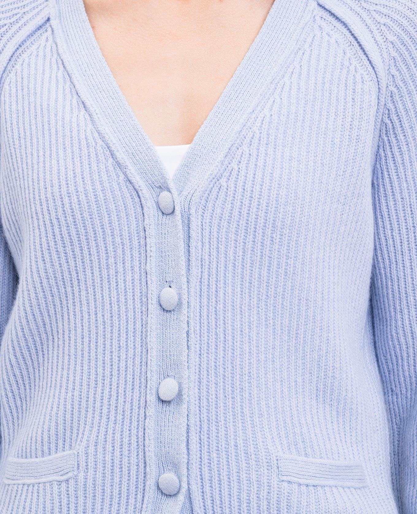 

Blue wool and cashmere cardigan Victoria Beckham, Light blue