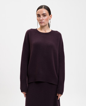 LISA YANG Mila burgundy cashmere sweater 201726