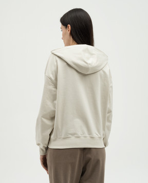 Brunello Cucinelli Beige sports jacket with monil chain MP827HA706