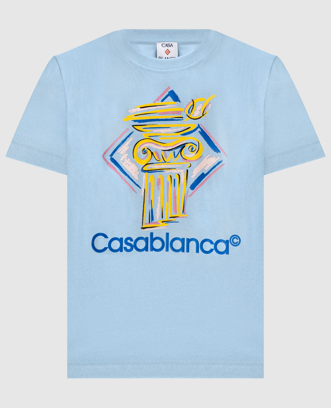 

Blue Diamond Column T-shirt Casablanca, Light blue