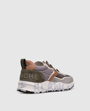 Voile Blanche CLUB01 combination sneakers with textured logo 0012017465163B26