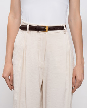 Babe Pay Pls Brown leather belt 0C001
