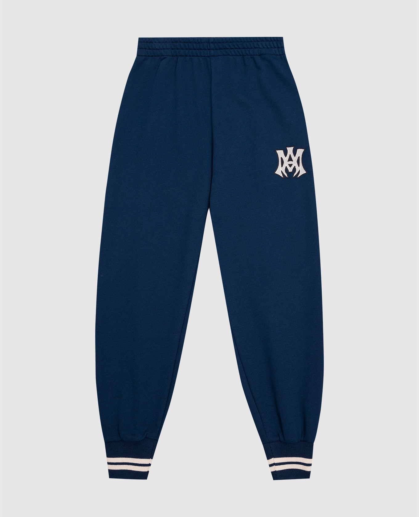 

Kids' blue joggers with monogram logo AMIRI