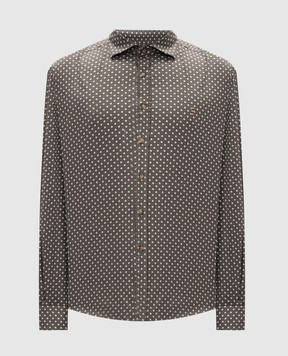 Florentino Green patterned shirt 224741420808