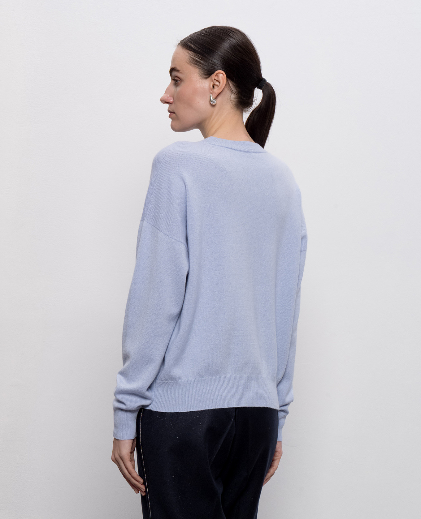 

Blue wool, silk and cashmere jumper Peserico, Light blue