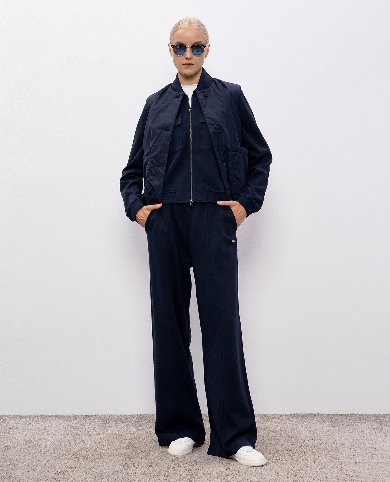 

Blue straight-cut vest Woolrich