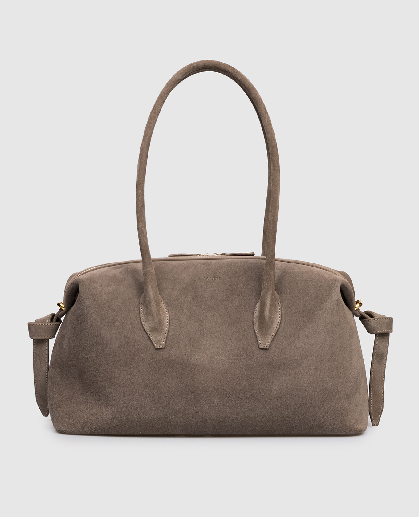 

Grey suede tote bag BRIOCHE YUZEFI