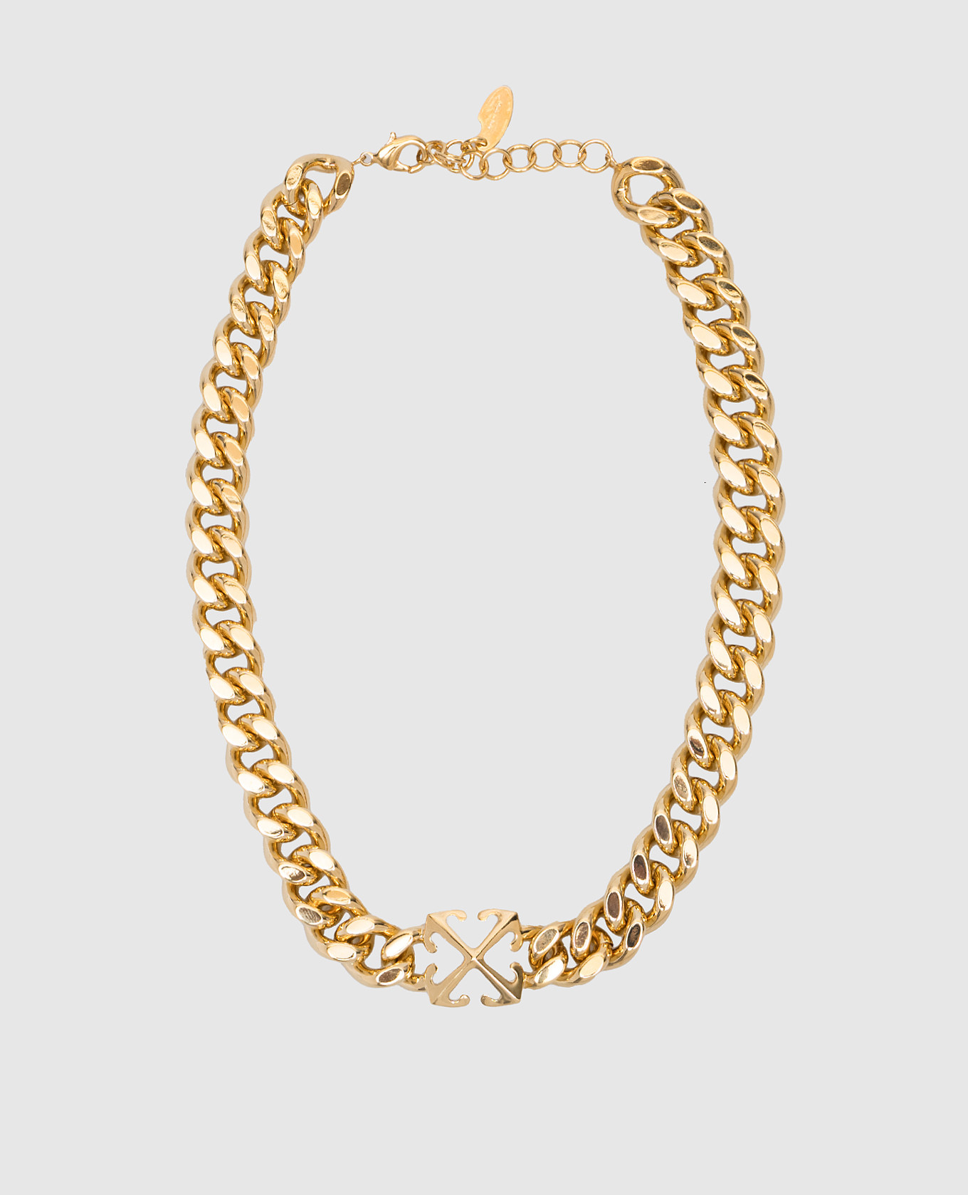 

Golden chain with Arrow logo Off-White