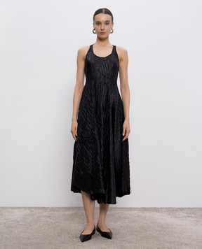 Masnada Black midi dress 7896
