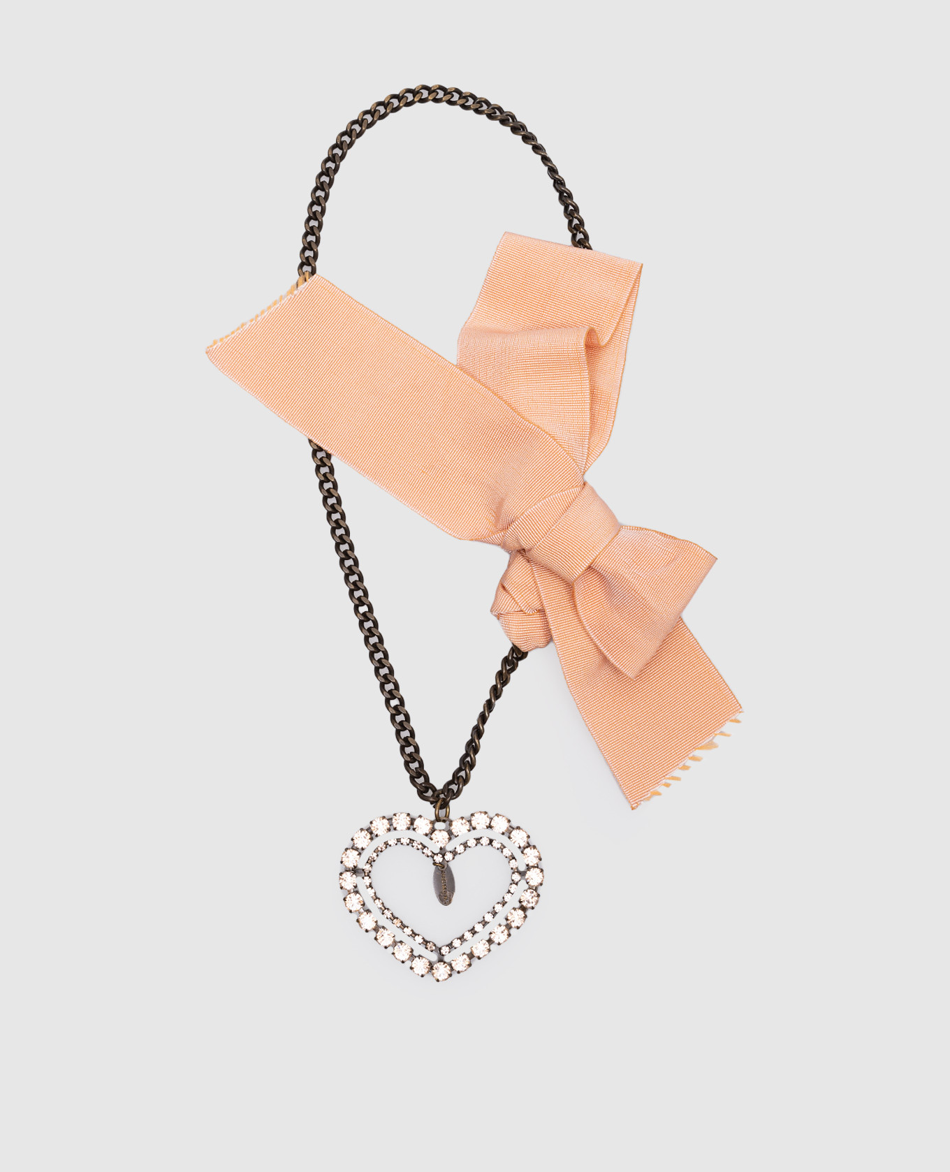 

Necklace with pendant and bow Twinset, Orange