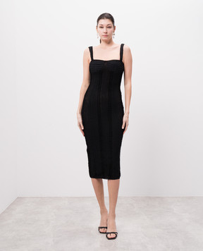Charo Ruiz Olympia black dress with lace 255603