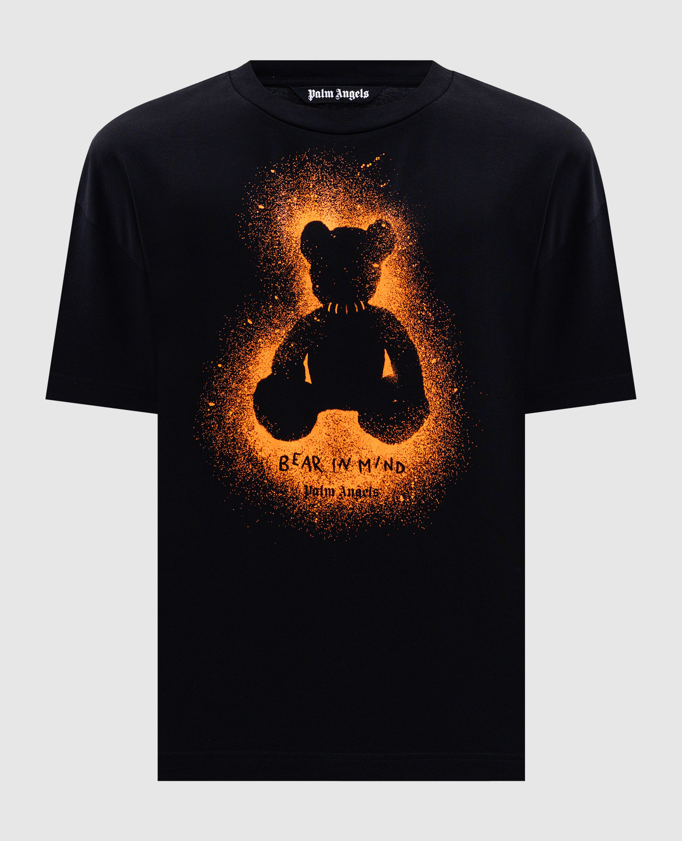 Black T-shirt with print