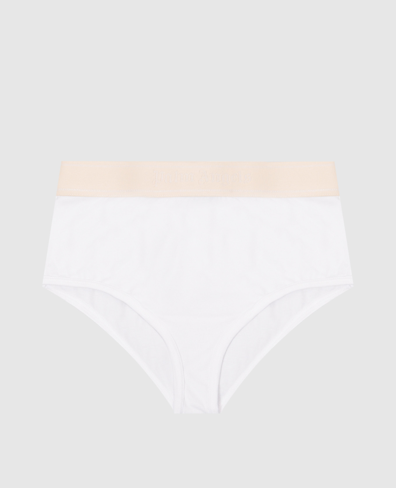 

White panties with a logo pattern Palm Angels