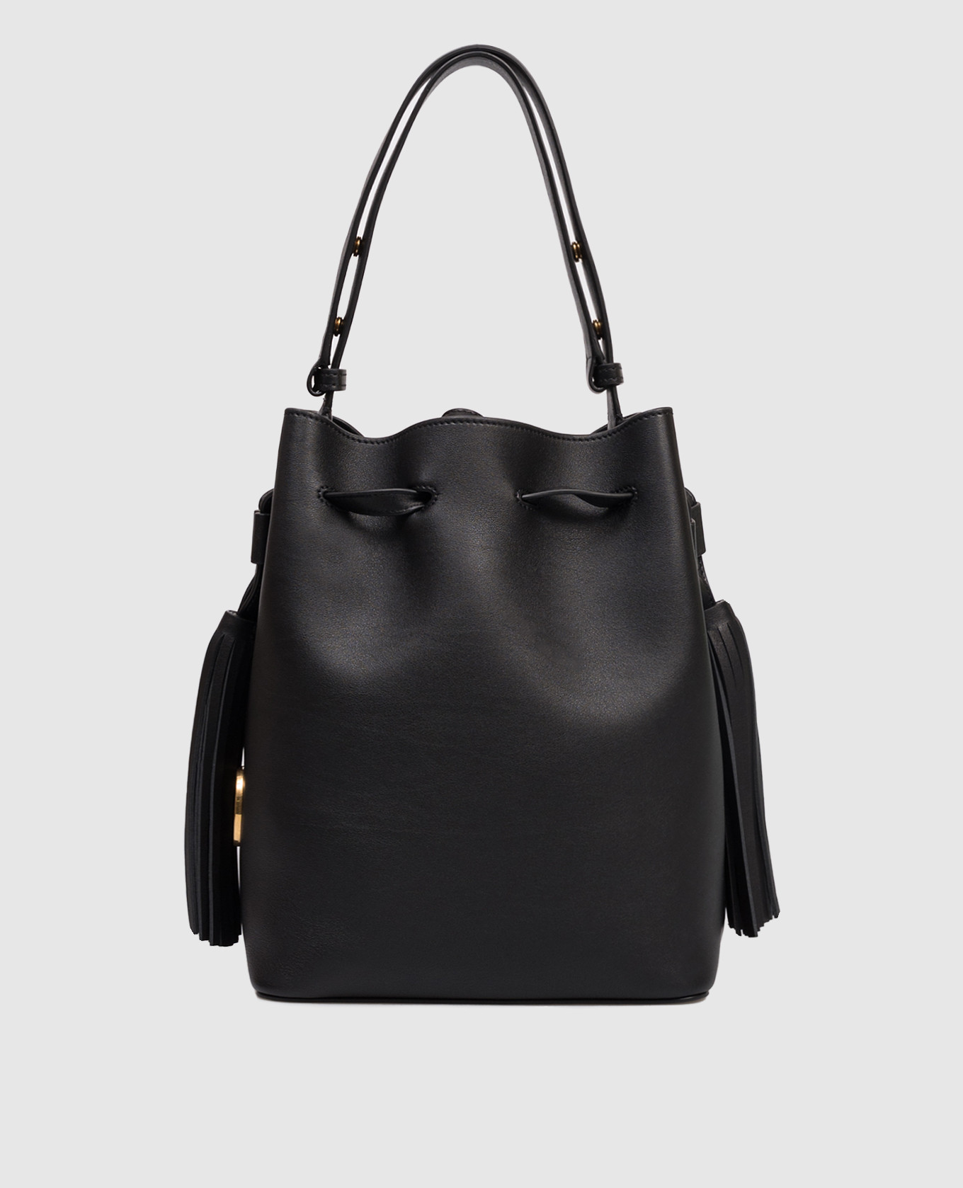 

Black leather VLogo pouch bag Valentino