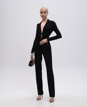 Versace Black wool pants 10201291A14592