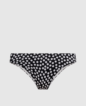 Fisico Black polka dot swimsuit panties CS04MP