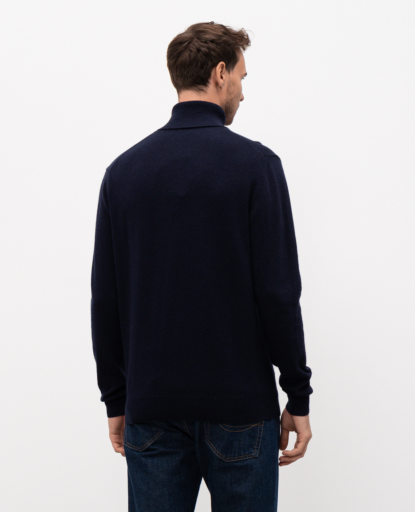 Blue wool golf Woolrich 4