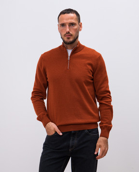 Cashmere&Whiskey Orange cashmere jumper MU8661312341R