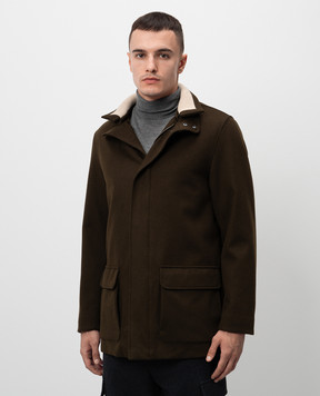Cashmere&Whiskey Green cashmere jacket CW0021000
