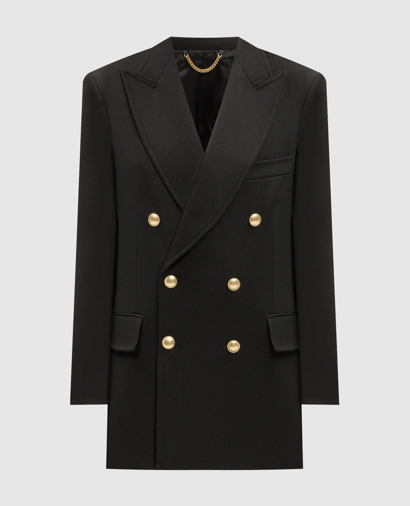 

Black double-breasted jacket with wool Victoria Beckham