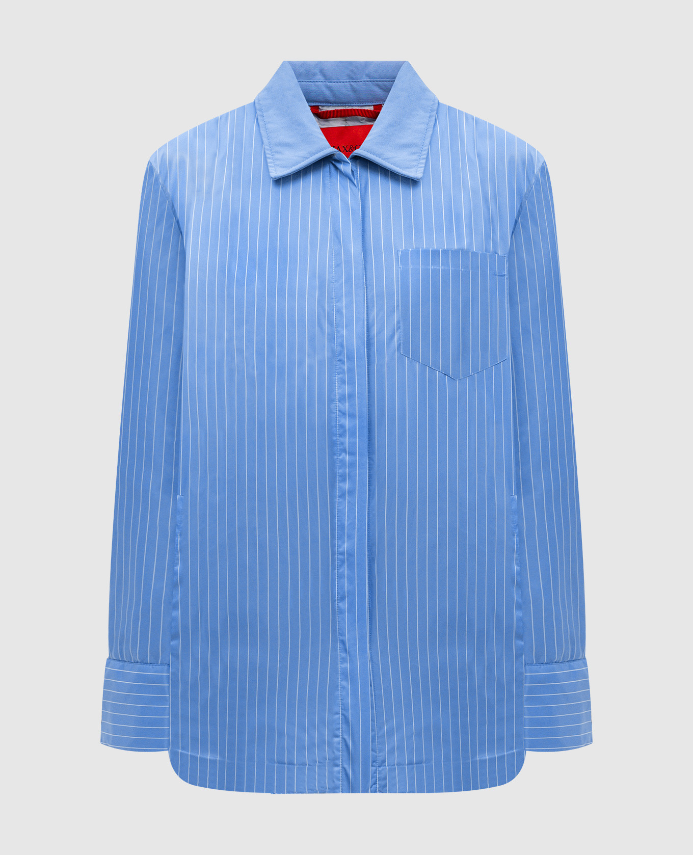

LIBRETTO blue striped jacket Max & Co, Light blue