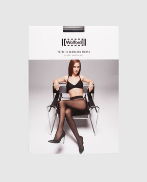 Wolford Black tights Fatal 15 den 18076