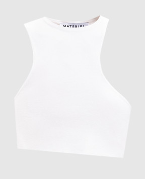 Materiel White asymmetrical top RE25KN01OF