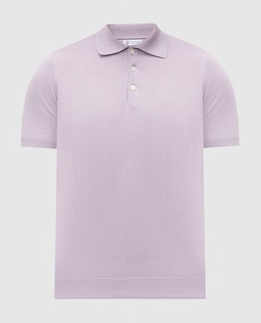 Brunello Cucinelli Purple polo M29800125