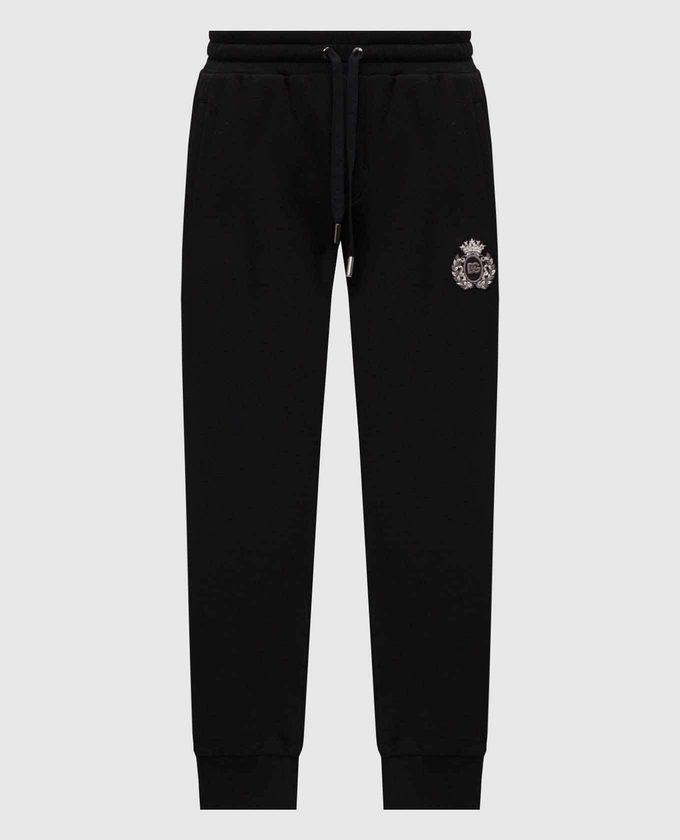 

Black joggers with logo patch Dolce&Gabbana