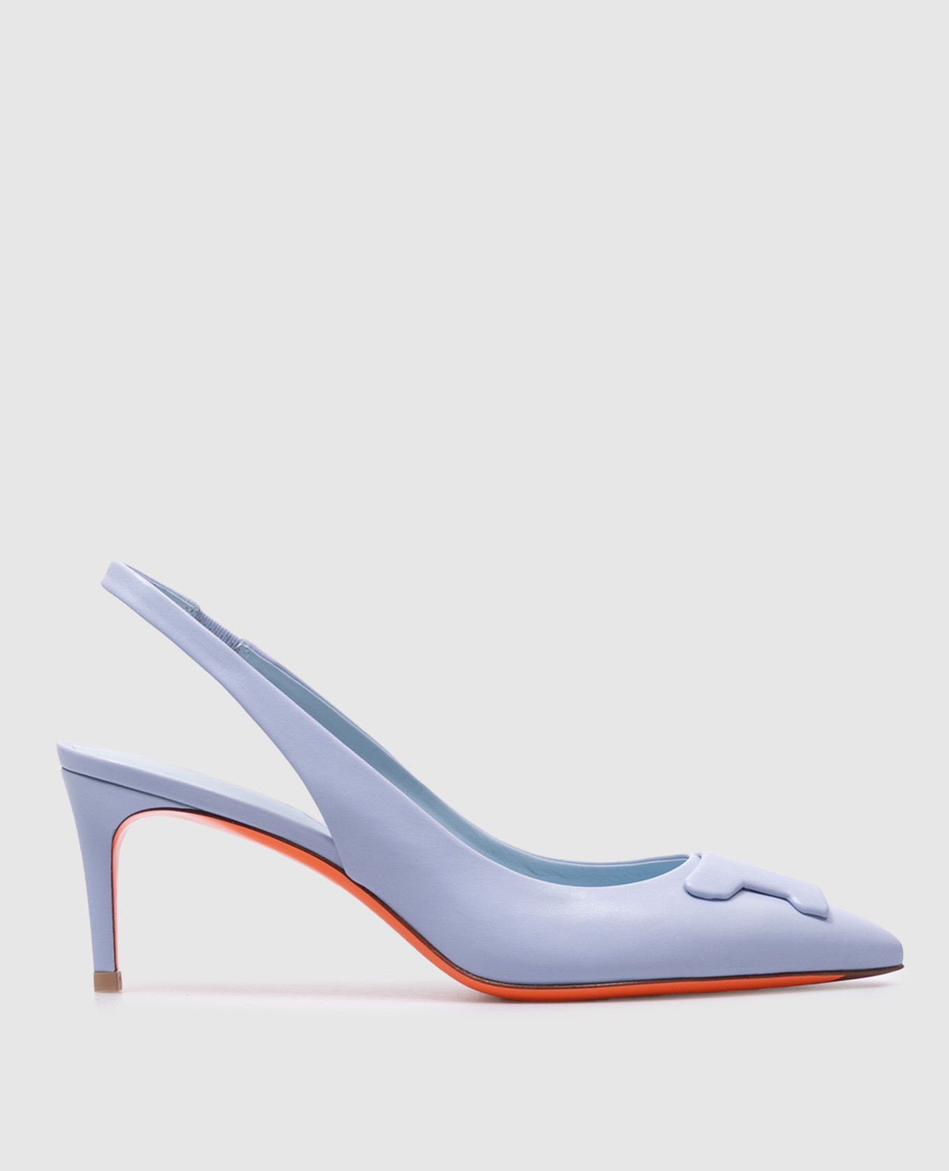 

Sibil blue leather slingbacks Santoni, Light blue