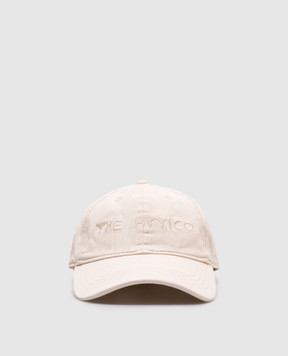 The Attico Beige cap with logo embroidery 250WAC00037CCC107MA